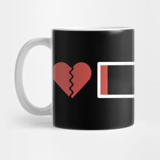 No love battery Mug